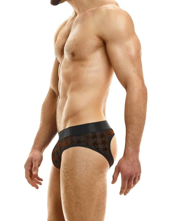 JOCKSTRAP PIED DE POULE BRONZE XL