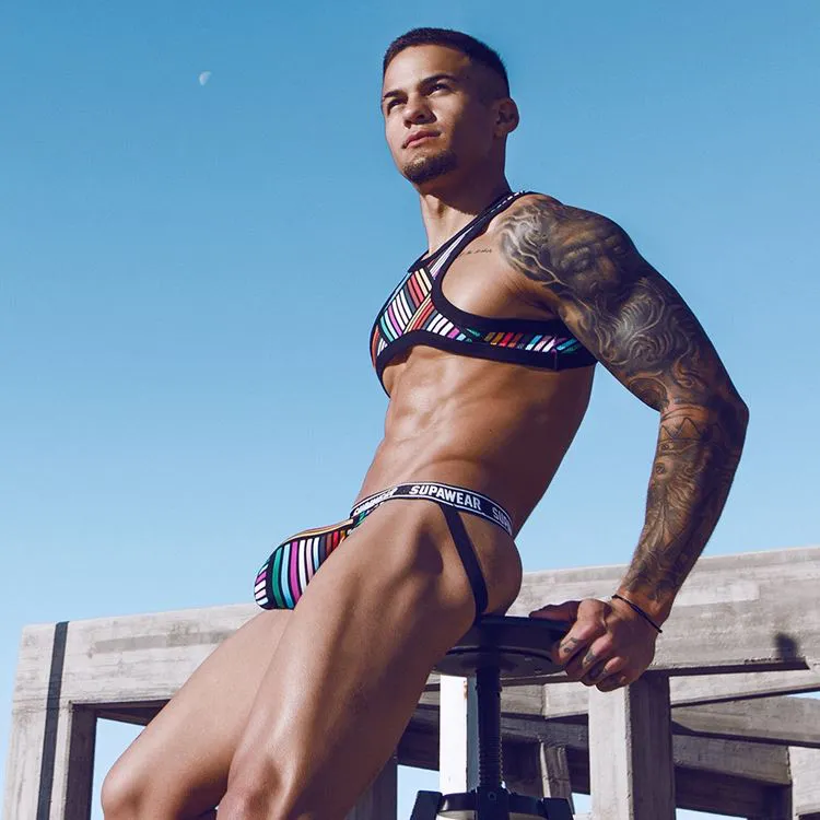 SUPAWEAR-JOCKSTRAP-RAINBOW L