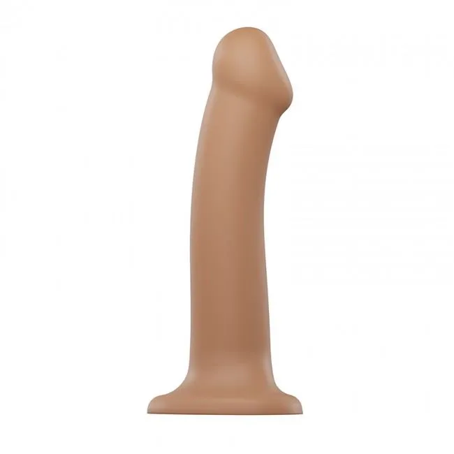 DILDO DUAL DENSITY CARAMEL