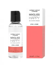 MIXGLISS SILICONE - HAPPY - LITCHI 50 ML