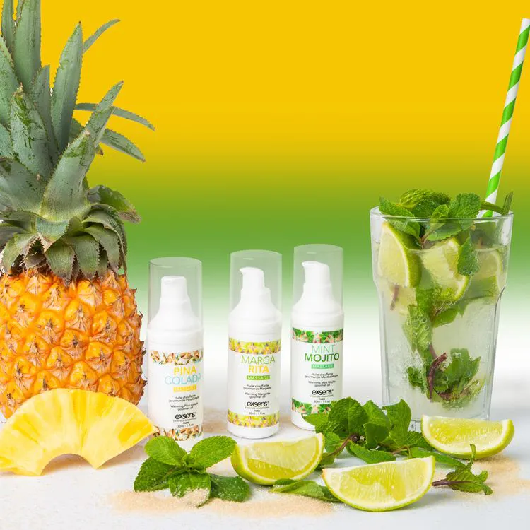COFFRET 3 HUILES DE MASSAGE CHAUFFANTES