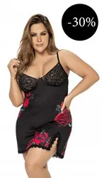 Nuisette Noire Fleuri