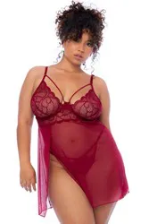 NUISETTE ET STRING FRAMBOISE 1X/2X