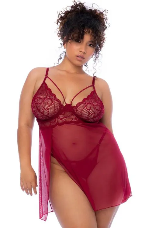 NUISETTE ET STRING FRAMBOISE