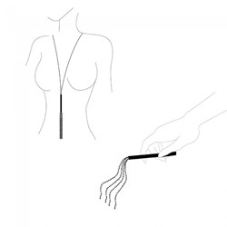 MAGNIFIQUE - COLLIER/FOUET EN CHAINETTES 4