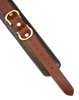 MENOTTES DE CUISSE EN CUIR - NOIR, MARRON ET OR 2